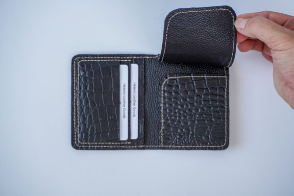 Trifold Leather Wallet - Image 5